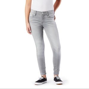 High Rise Ankle Skinny Jeans